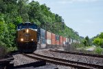 I026 (Jacksonville to Chicago) rounds the bend at Callahan